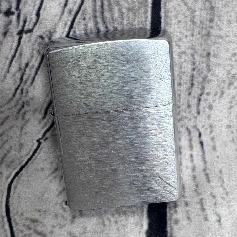 Vintage Silver-Plated Zippo Lighter